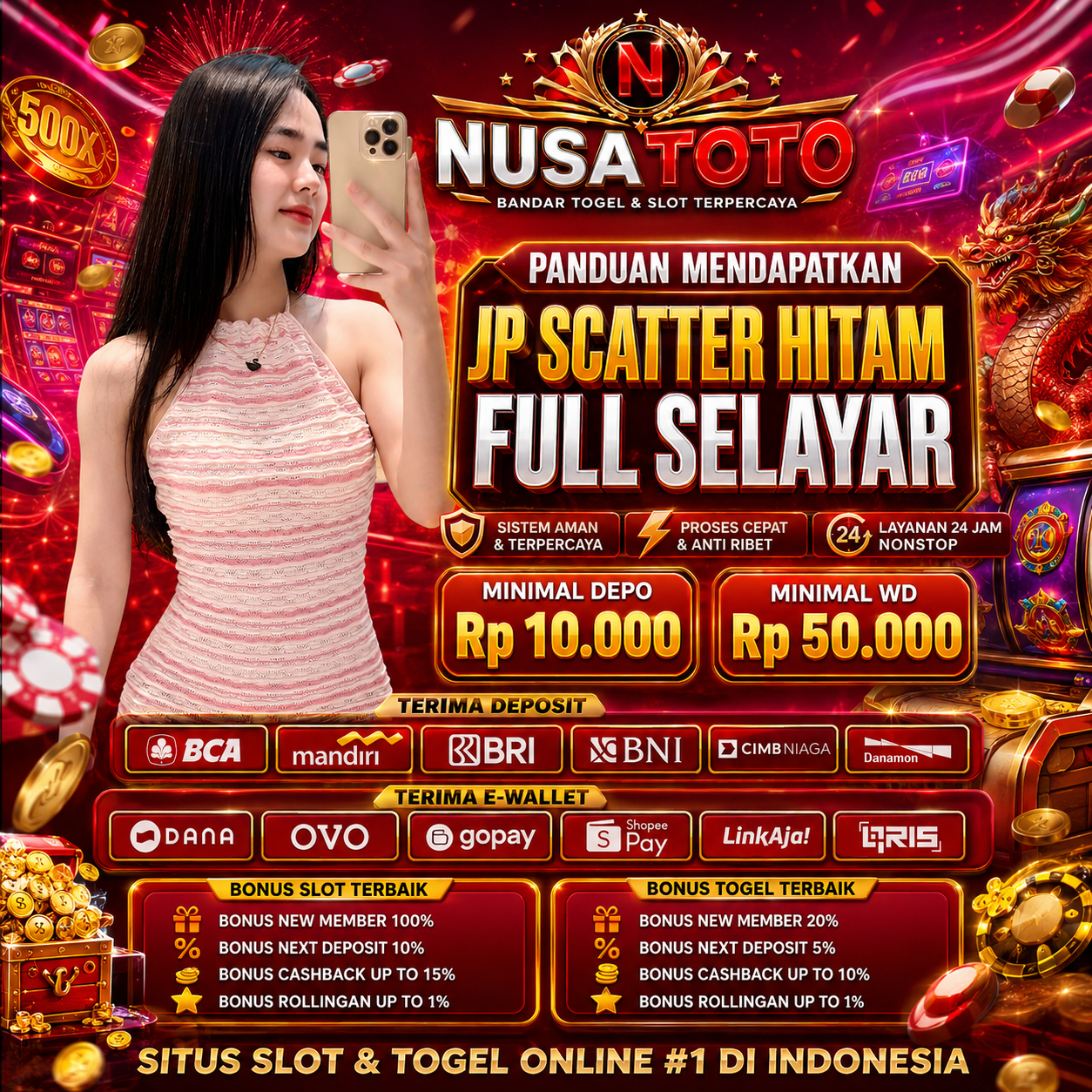 NUSATOTO - Panduan Mendapatkan JP Scatter Hitam Full Selayar.